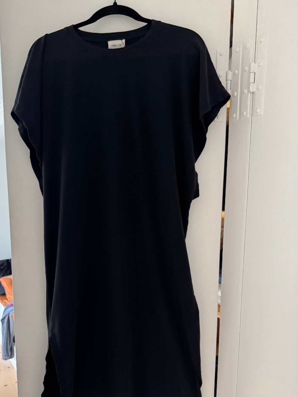 MIKUTA LIGHT LONG BATWING DRESS